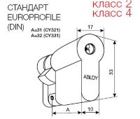 Abloy CY321 U CR